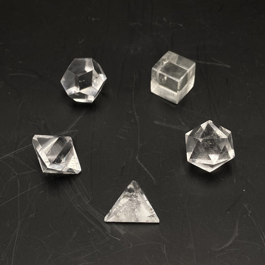 Solides de Platon - Cristal de Roche