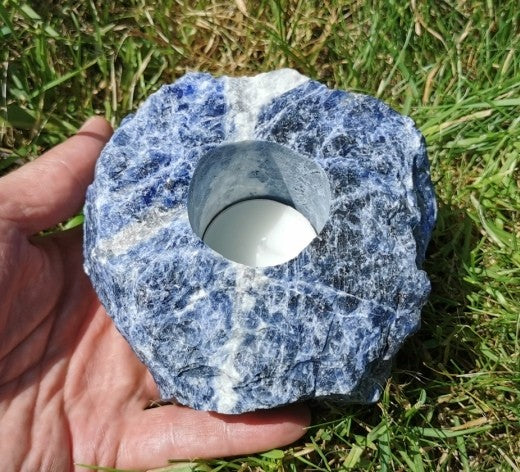 Bougeoir - Sodalite Brute