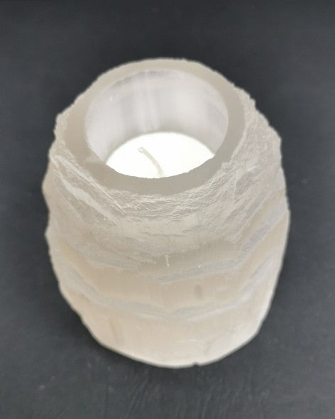 Bougeoir - Sélénite Tour