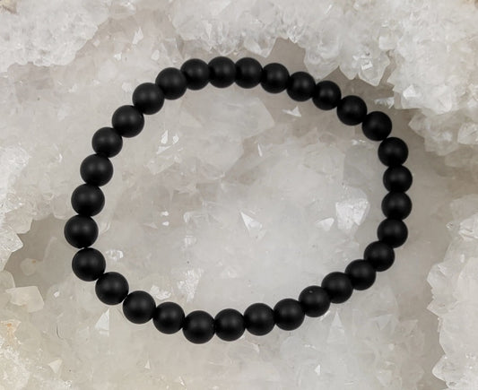 Bracelet - Onyx Mat (6 mm)