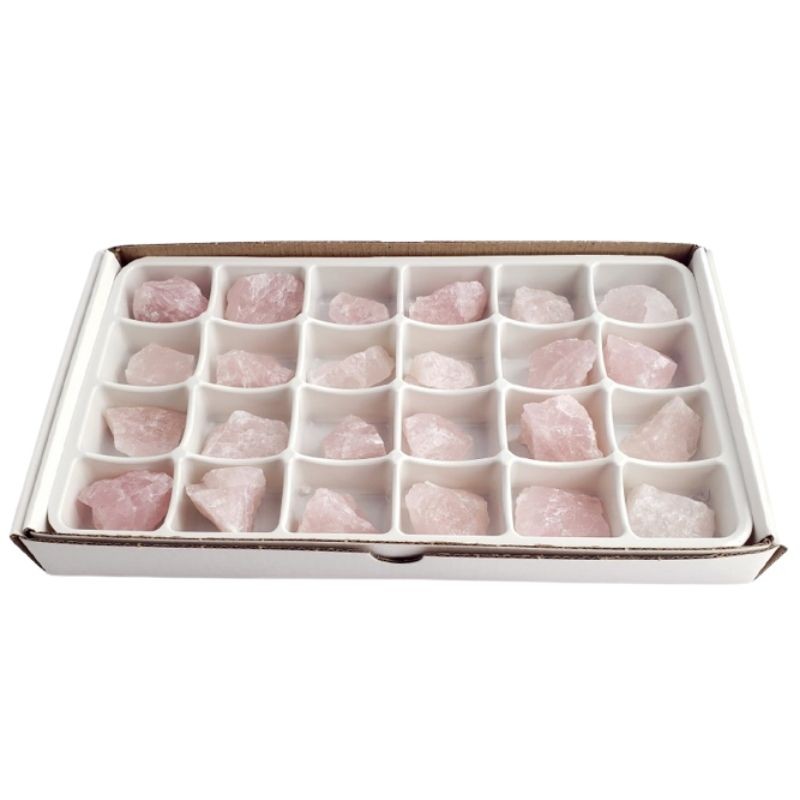 Flat/carton 24 pièces - Quartz rose
