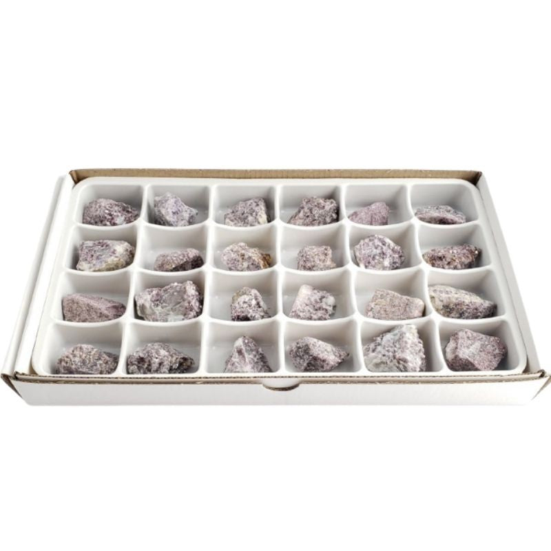 Flat/carton 24 pièces - Lépidolite