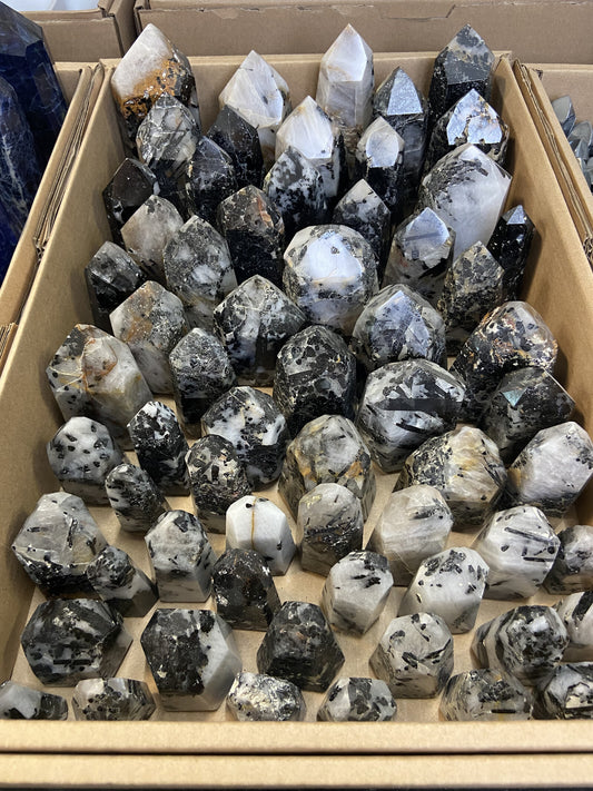 Pointe Tourmaline noire et quartz