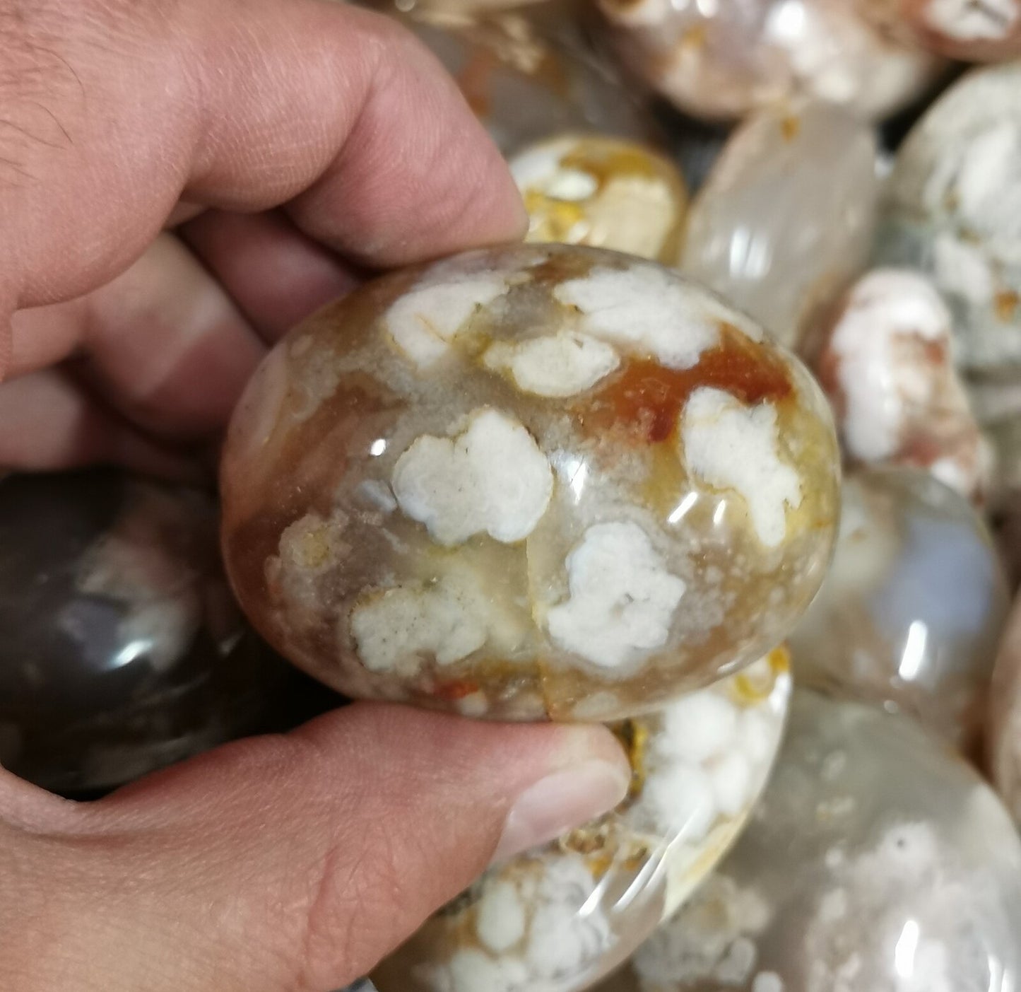 Galets - Agate Fleur (Sakura)