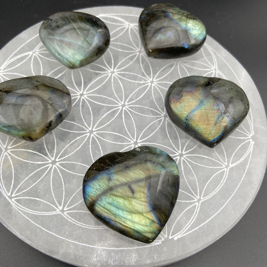 Petit Coeur - Labradorite - Taille M