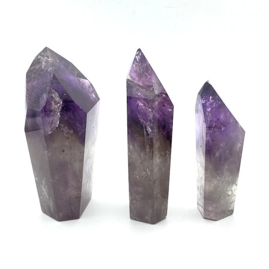 Lot de 3 Pointes Améthyste Fantôme n°1