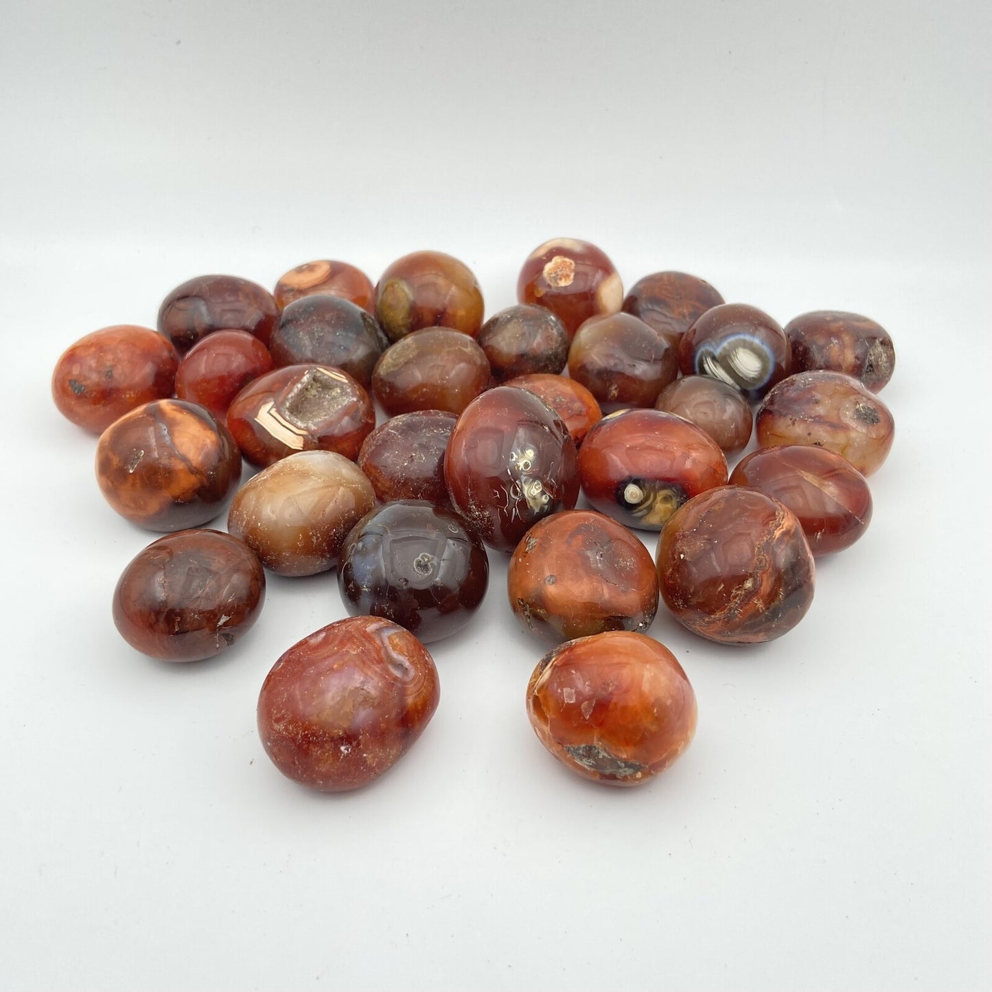 Petits Galets - Cornaline