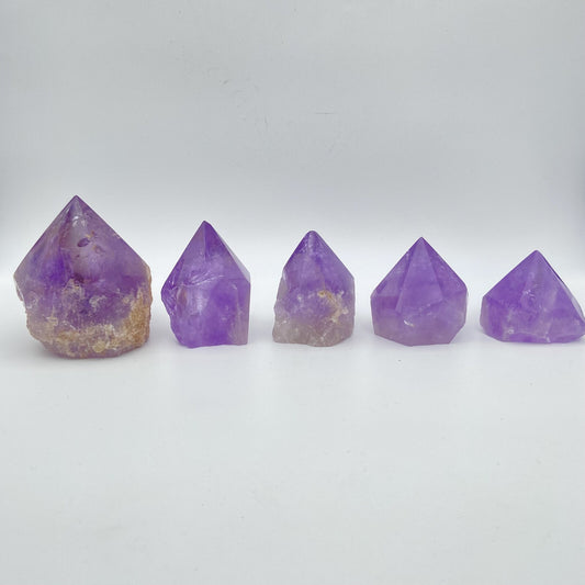Lot de 5 Pointes Améthyste Bolivie n°1