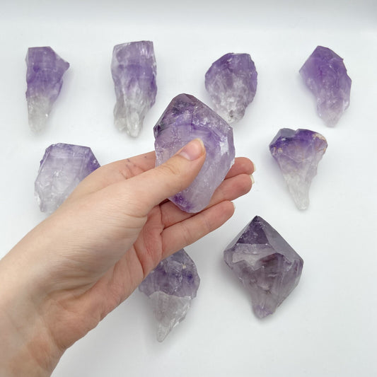 Lot de 9 Pointes Améthyste Brutes n°3