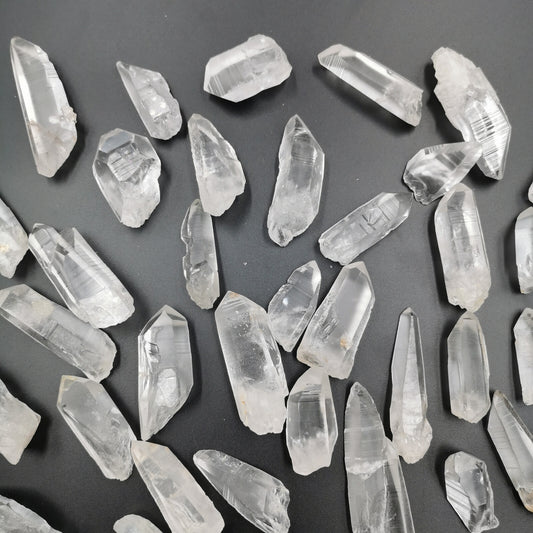 Pointes de cristal / quartz brut - Moyen