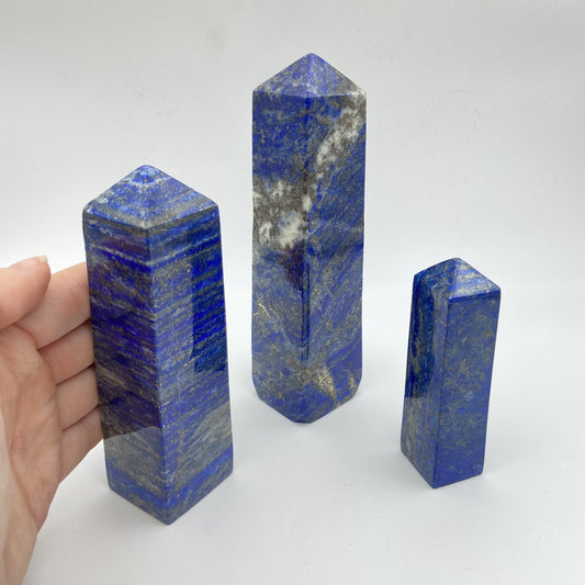 Lot de 3 Obélisques - Lapis Lazuli EXTRA n°2