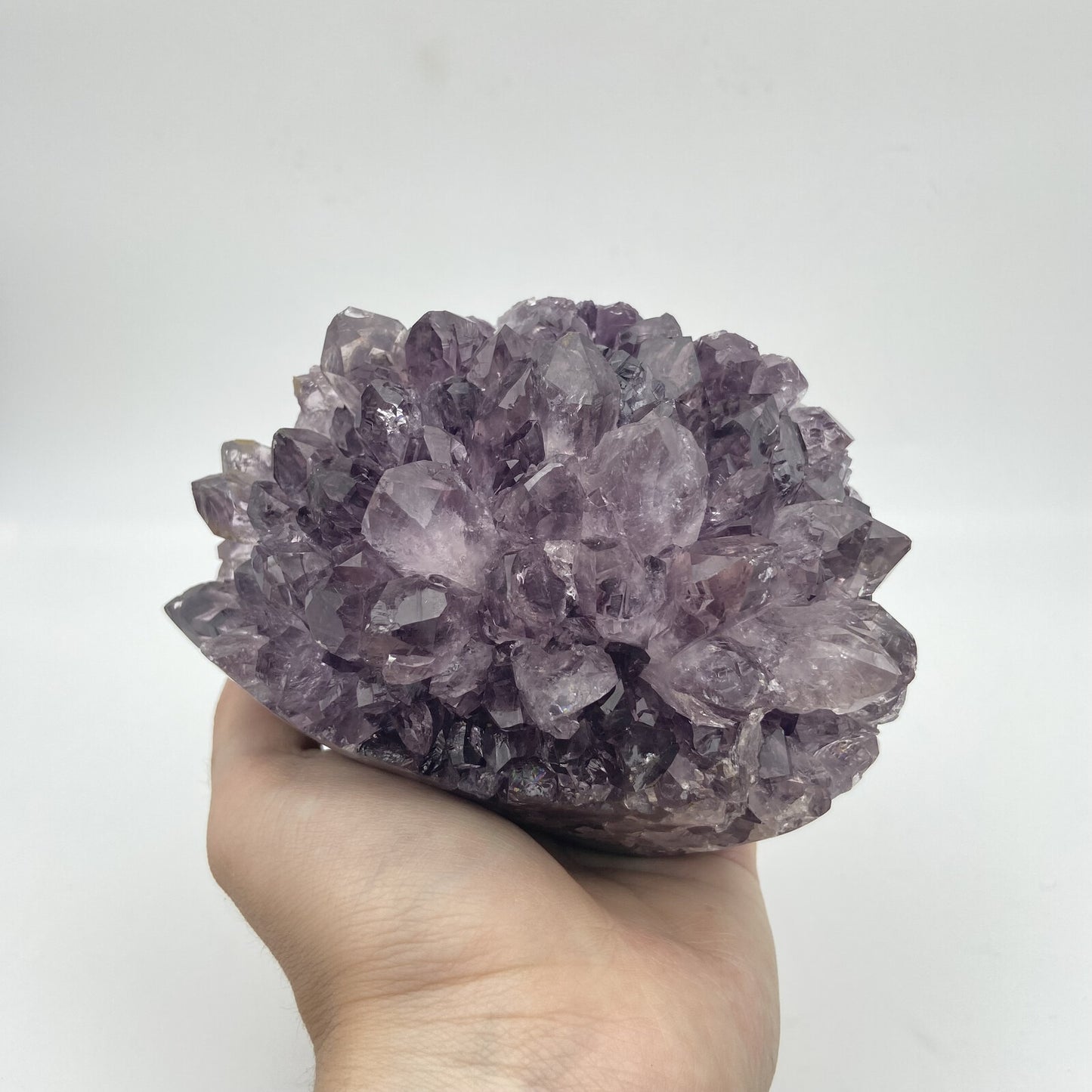 Lot de 3 Améthystes Brutes - Bords Polis n°1 - 3,350 kg