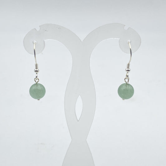 Boucles d'oreilles Argent - Perles Aventurine
