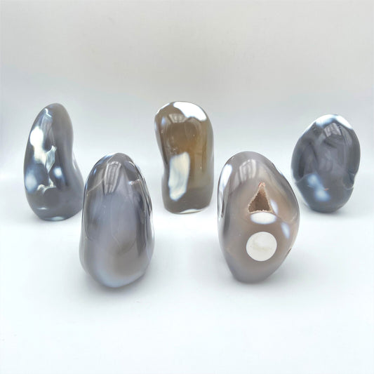 Lot de 5 Formes Libres - Agate Orque n°3