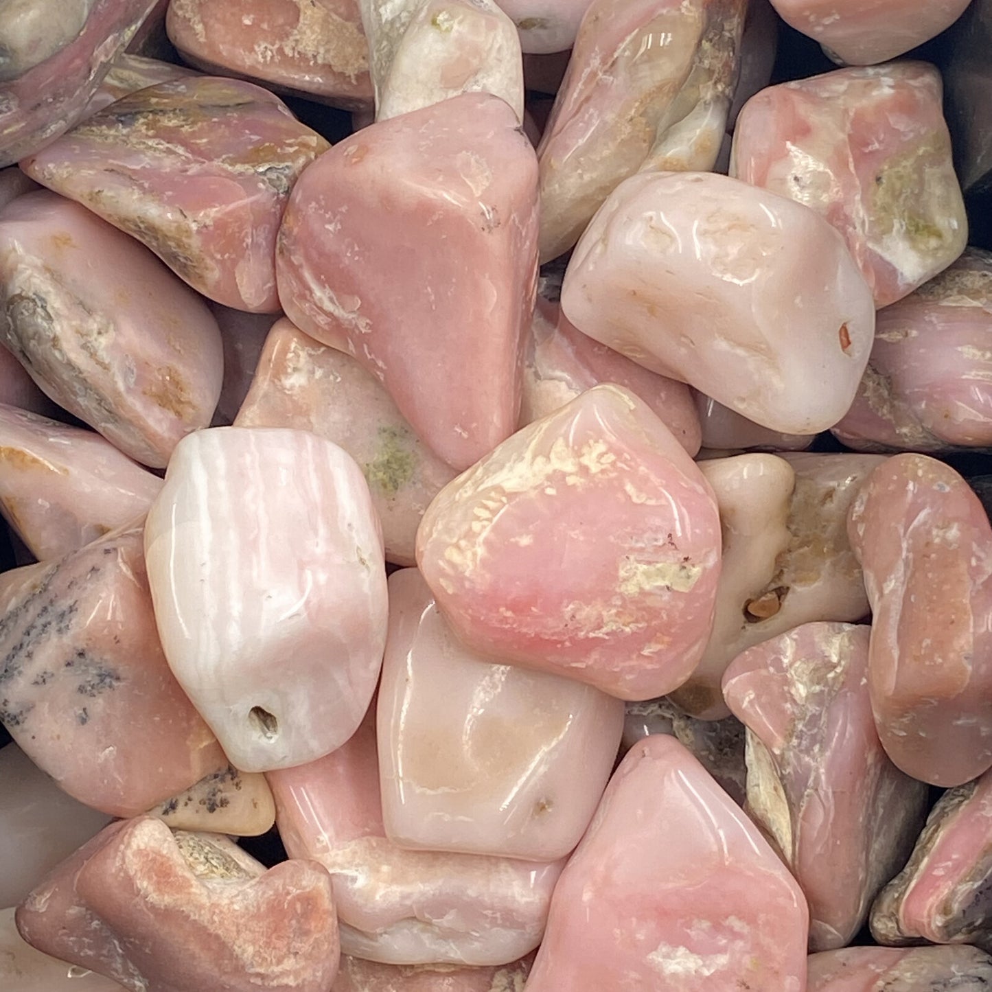 Pierres Roulées - Opale Rose des Andes (T5)