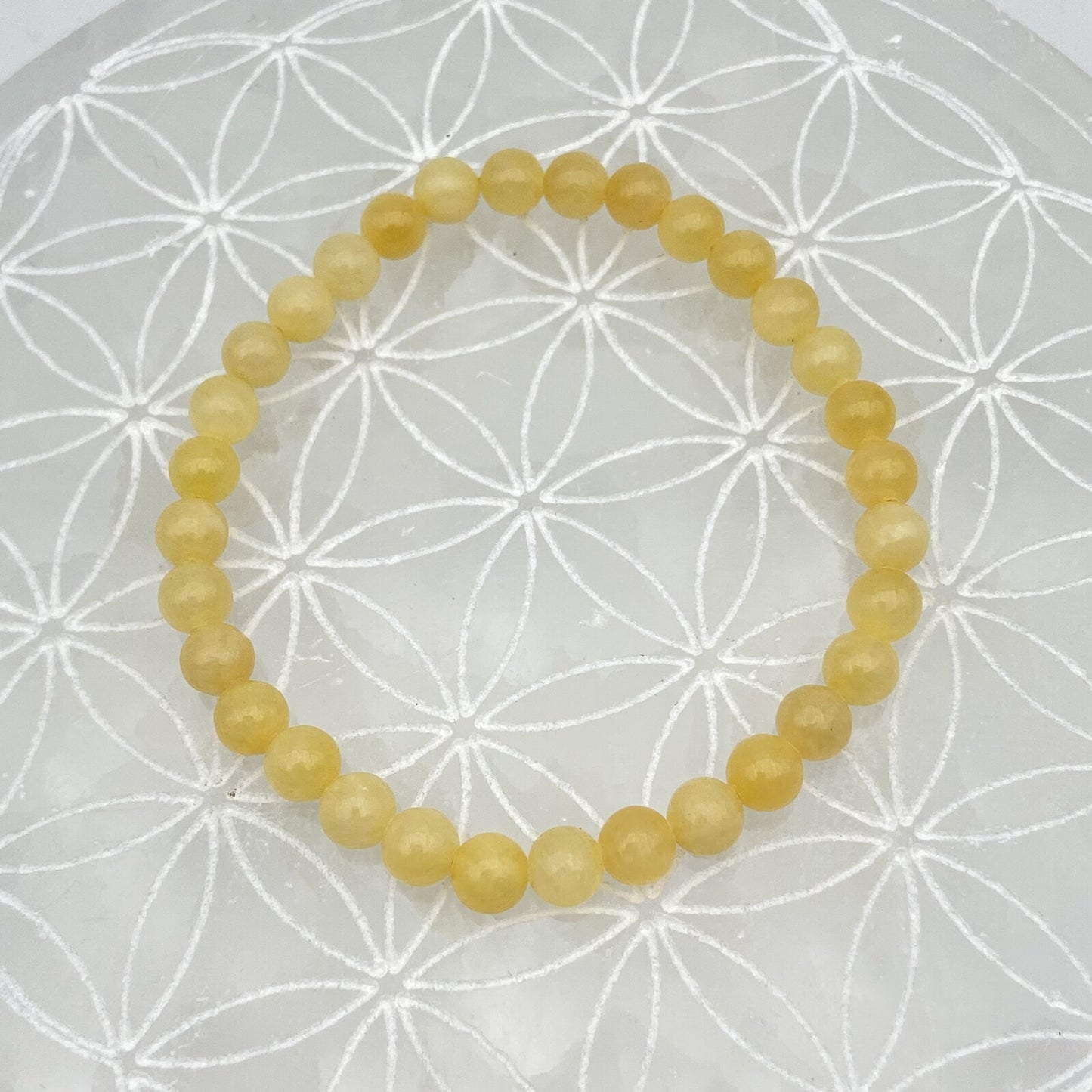 Bracelet - Calcite Miel (6 mm)