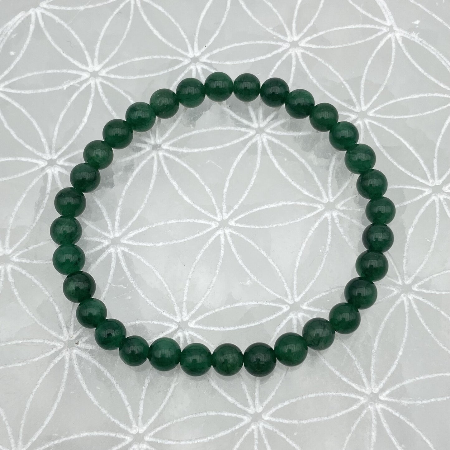 Bracelet - Jade de Birmanie (6 mm)