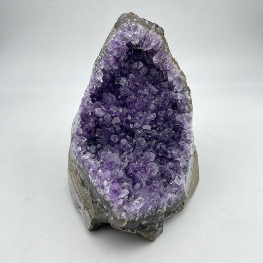 Lot de 3 Améthystes Brutes - Base Sciée n°6 - 3,550 kg