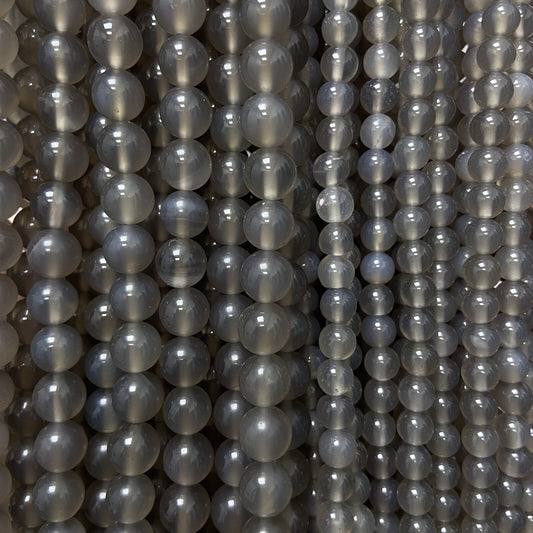 Rang - Agate Grise (8 mm)