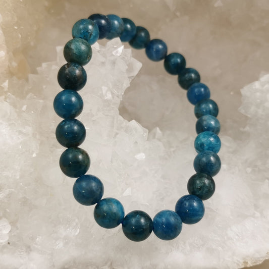 Bracelet - Apatite Bleue (8 mm)