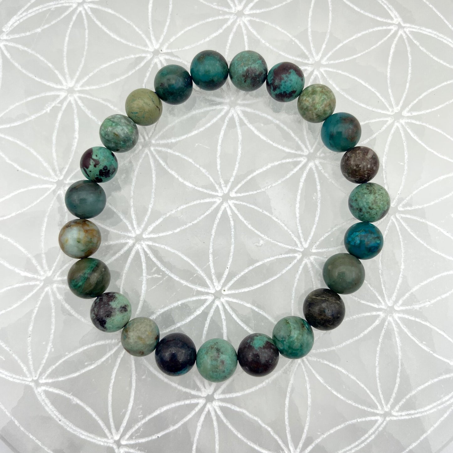 Bracelet - Chrysocolle (8 mm)
