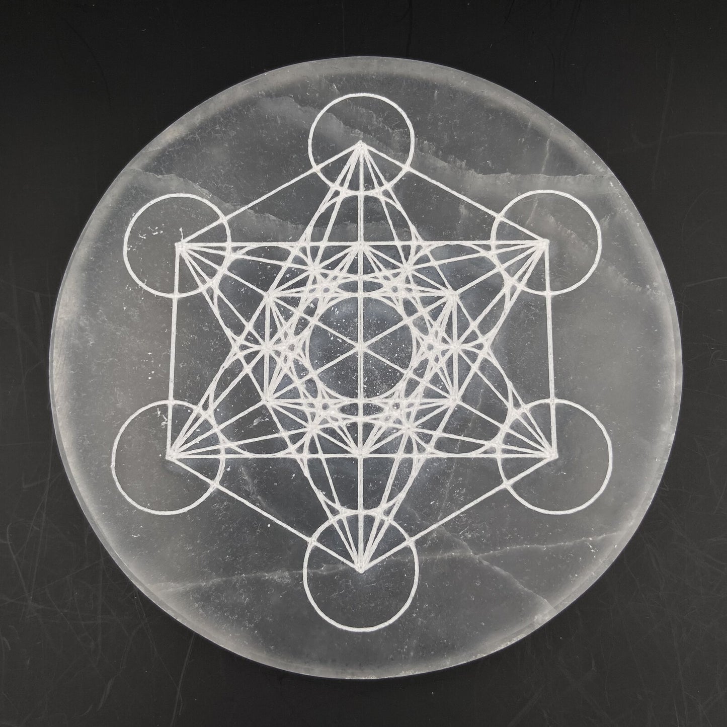 Plaque de Rechargement - Sélénite Métatron (12 cm)