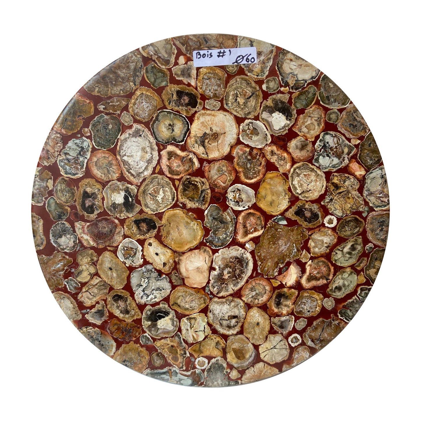 Table Ronde - Bois Fossile n°1