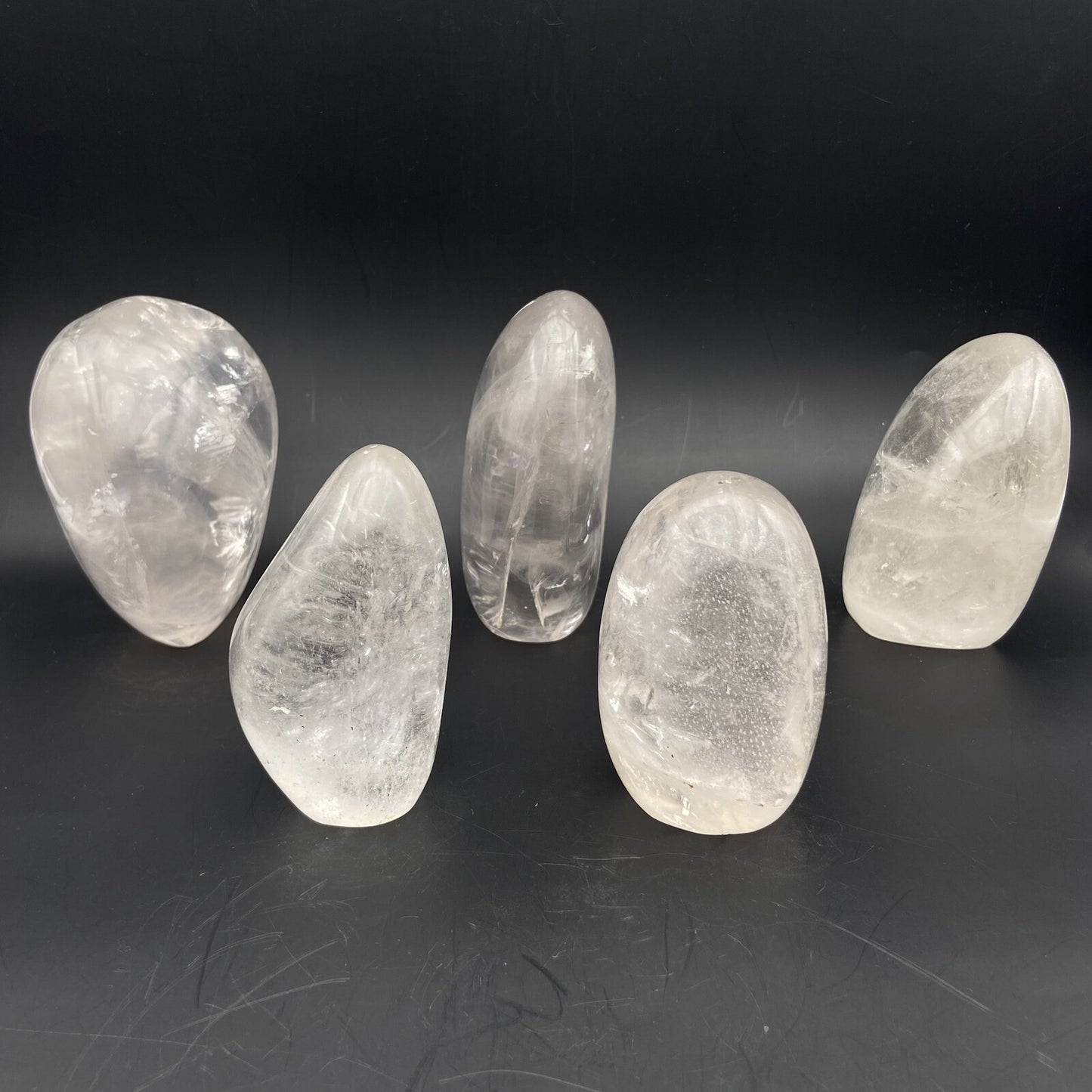 Lot de 5 Formes Libres - Cristal de Roche n°3