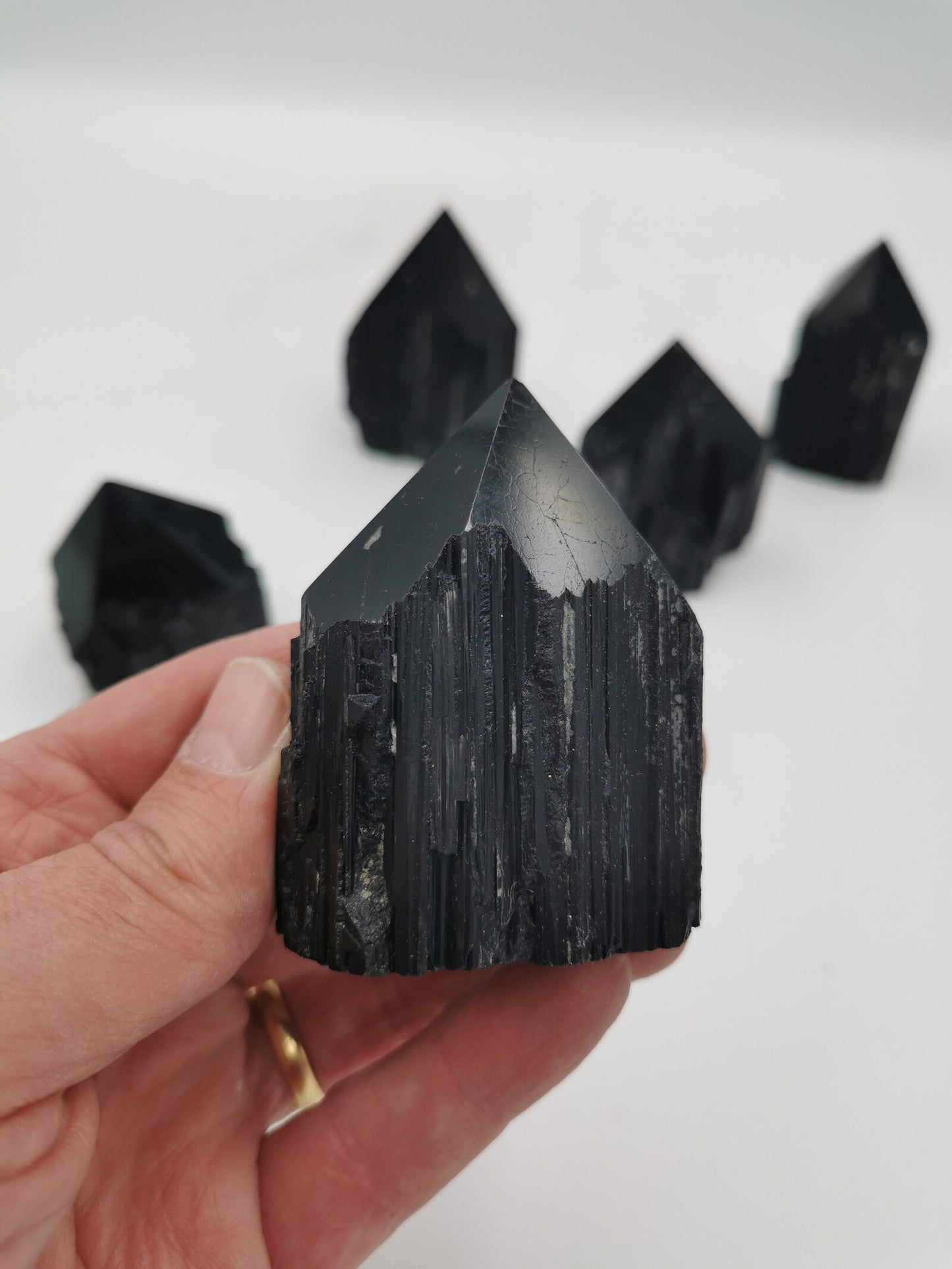 Pointe Tourmaline noire - Semi brute