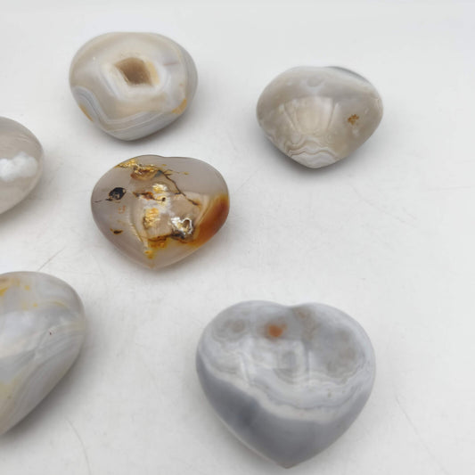 Coeur - Agate - Lot 500 gr