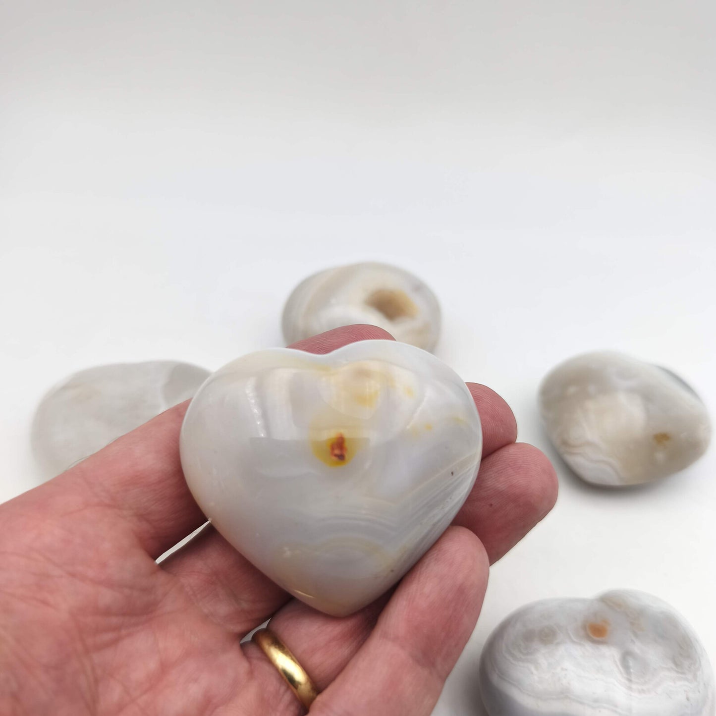 Coeur - Agate - Lot 500 gr