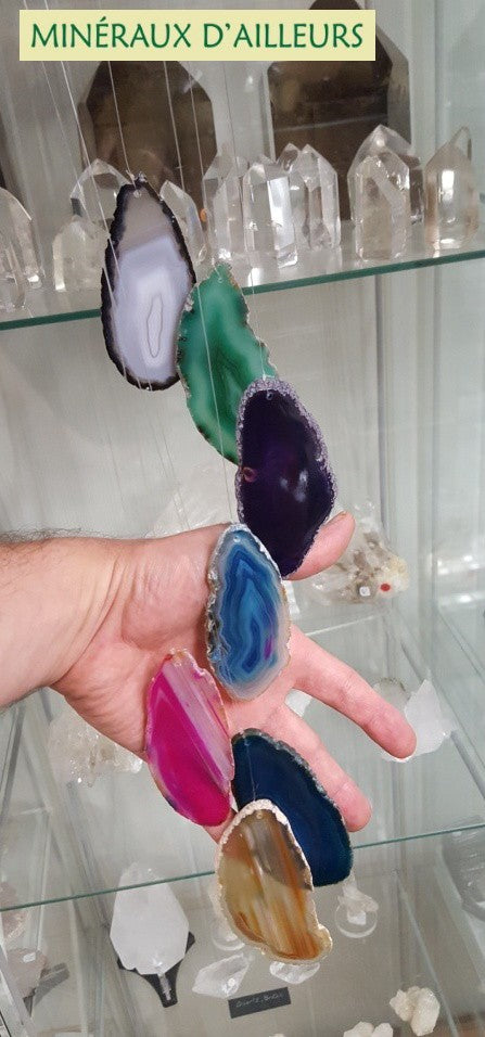 Carillon - Agates Teintées (5 x 3 cm)