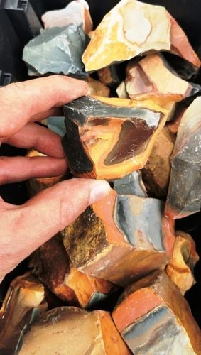 Pierres Brutes - Jaspe Polychrome