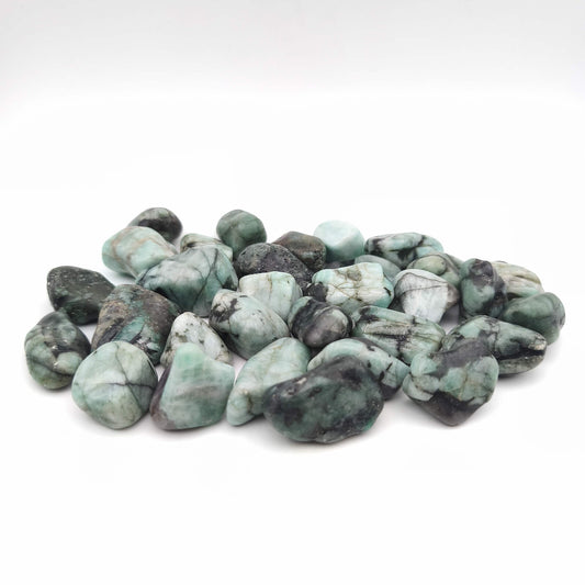 Pierres Roulées - Émeraude sur Quartz