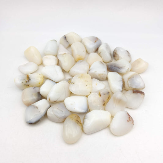 Pierres Roulées - Opale Blanche