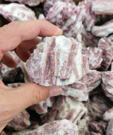 Pierres Brutes - Tourmaline Rose & Quartz