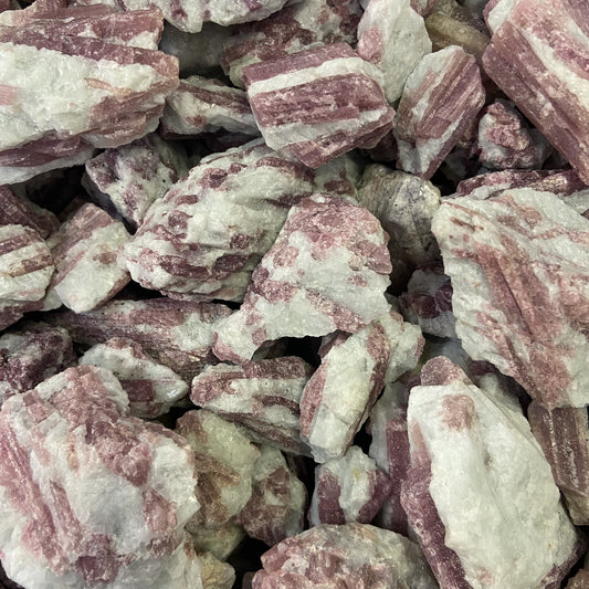 Pierres Brutes - Tourmaline Rose & Quartz