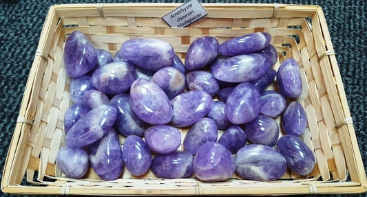 Petits Galets - Améthyste Chevron