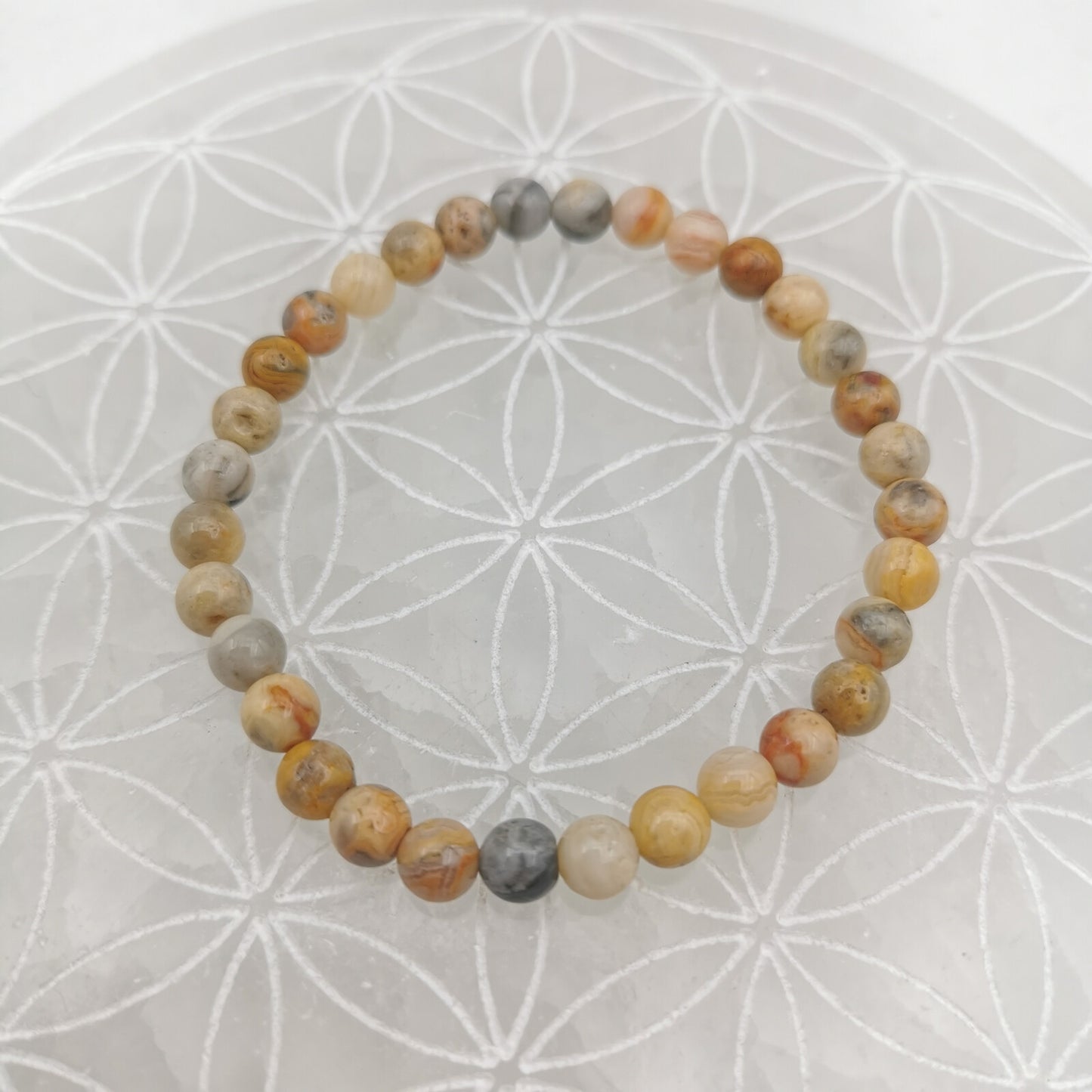 Bracelet - Agate Crazy Lace (6 mm)