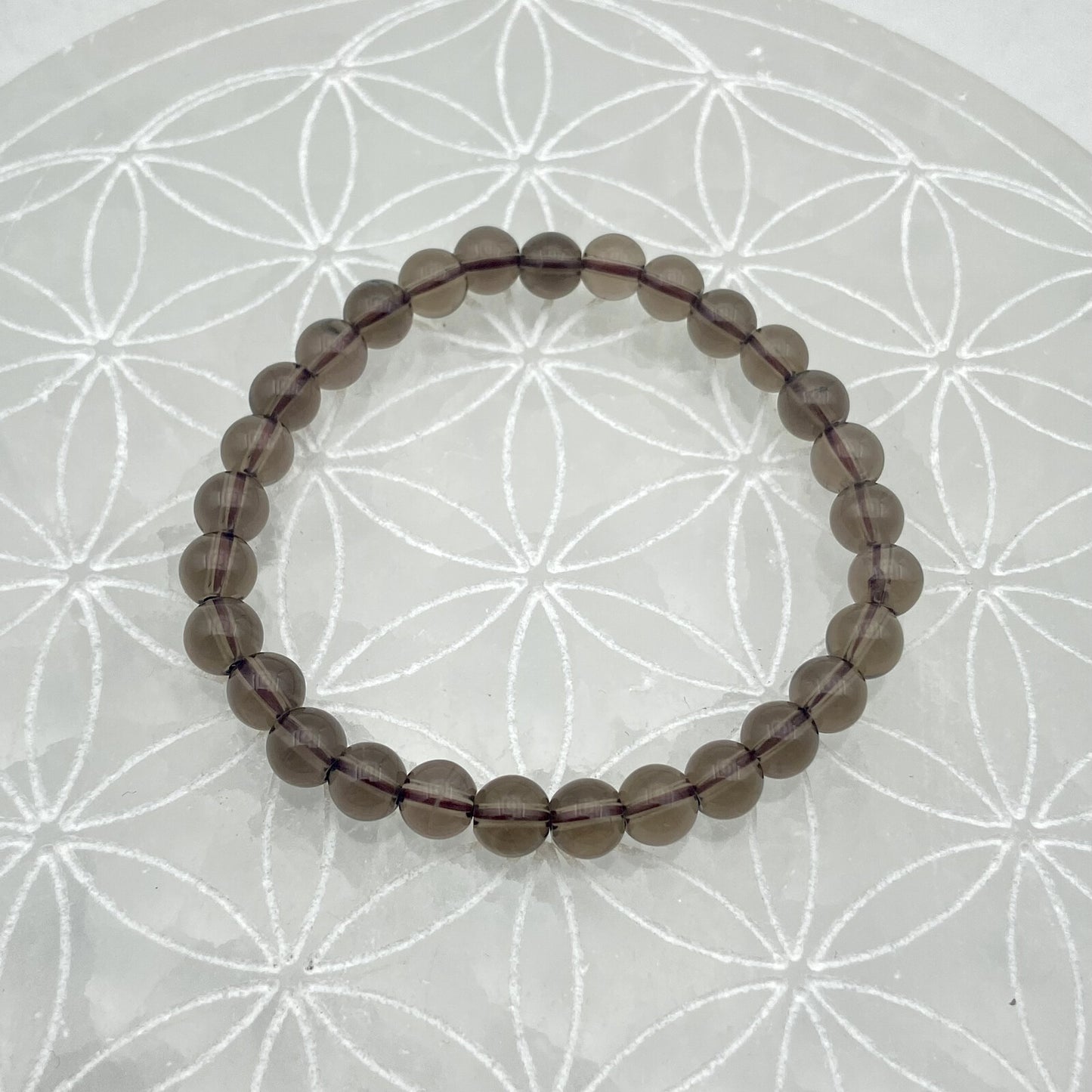 Bracelet - Quartz Fumé (6 mm)