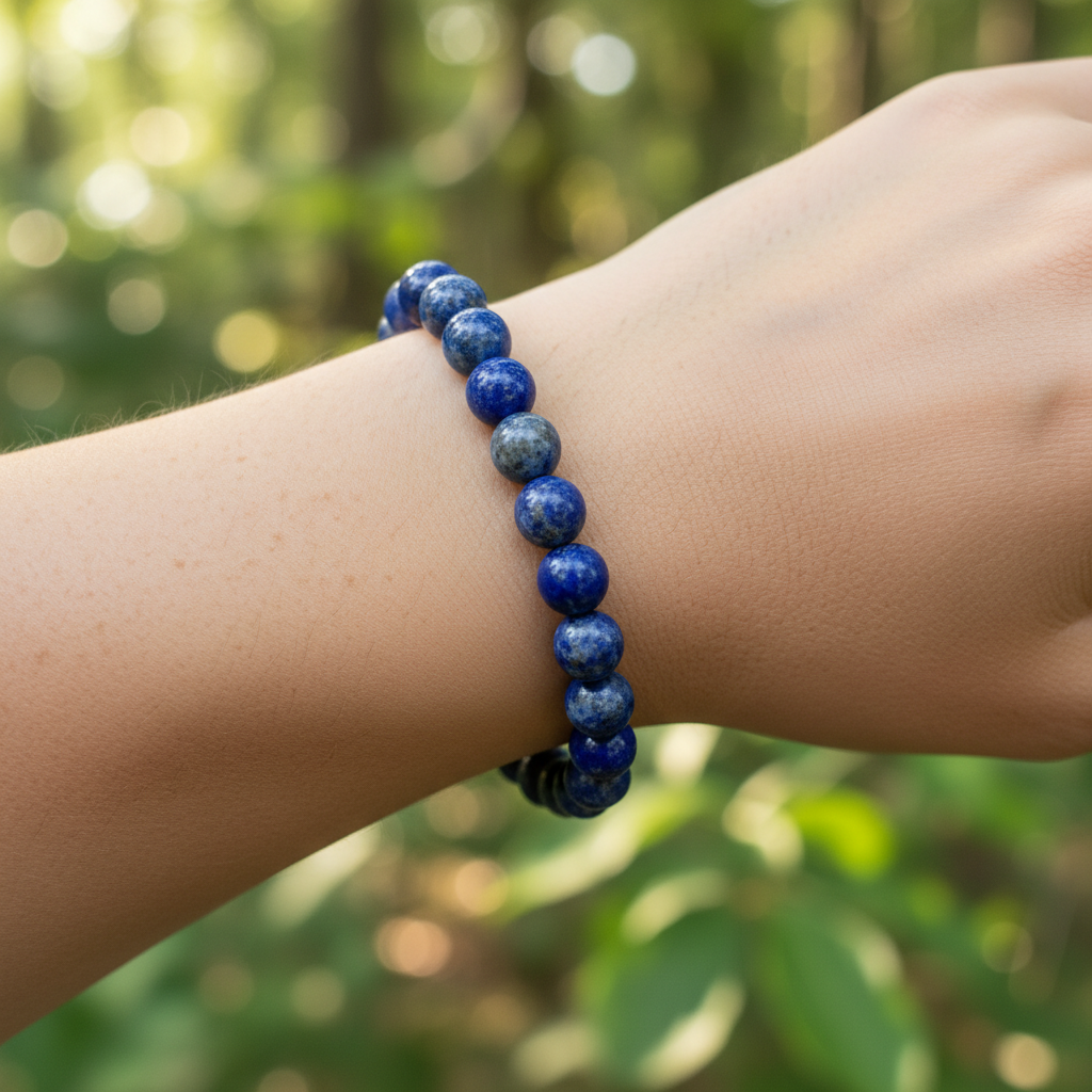 Bracelet en perles - Lapis Lazuli (8 mm)
