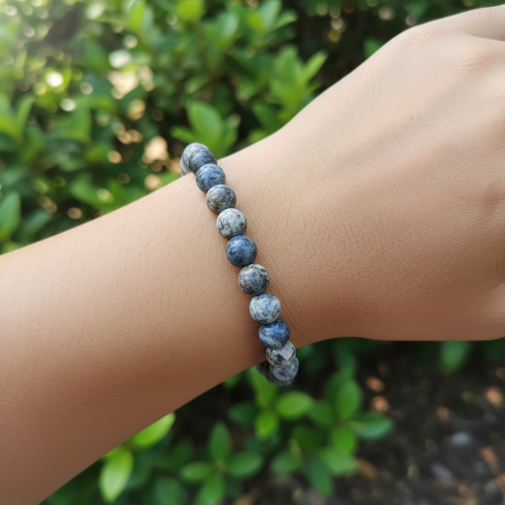 Bracelet en perles - Merlinite (8 mm)