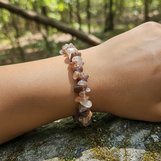 Bracelet baroque en Quartz à Inclusions (Collection Femme / Enfant)