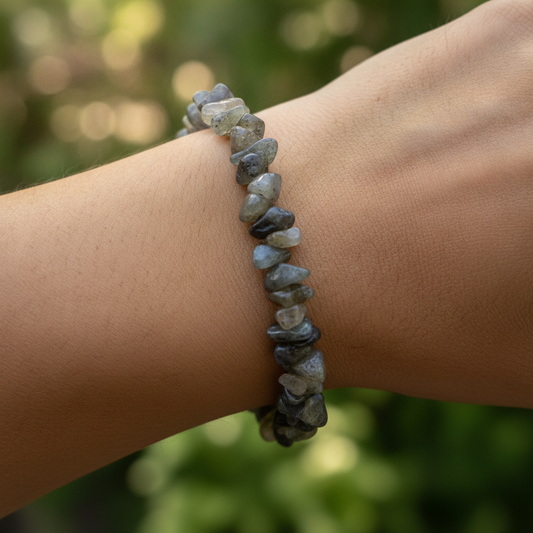 Bracelet baroque en Labradorite naturelle EXTRA (Collection Femme / Enfant)