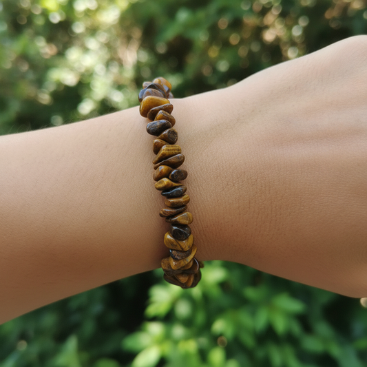 Bracelet baroque en Oeil de tigre (Collection Femme / Enfant)