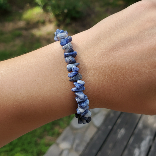 Bracelet baroque en Sodalite (Collection Femme / Enfant)