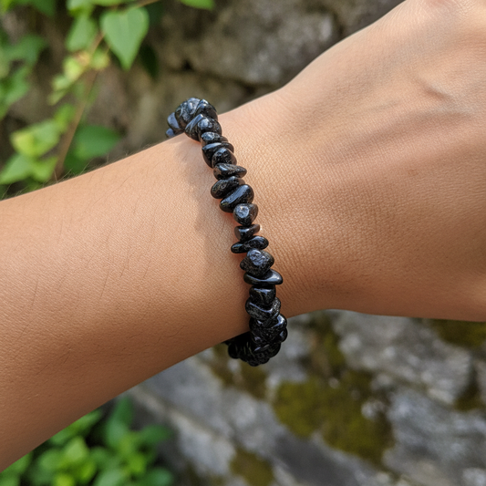 Bracelet baroque en Tourmaline noire (Collection Femme / Enfant)