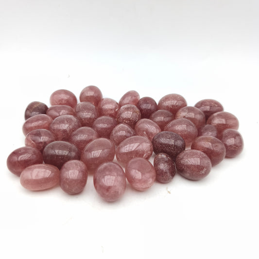 Pierres Roulées - Quartz "Morango" (200 g)