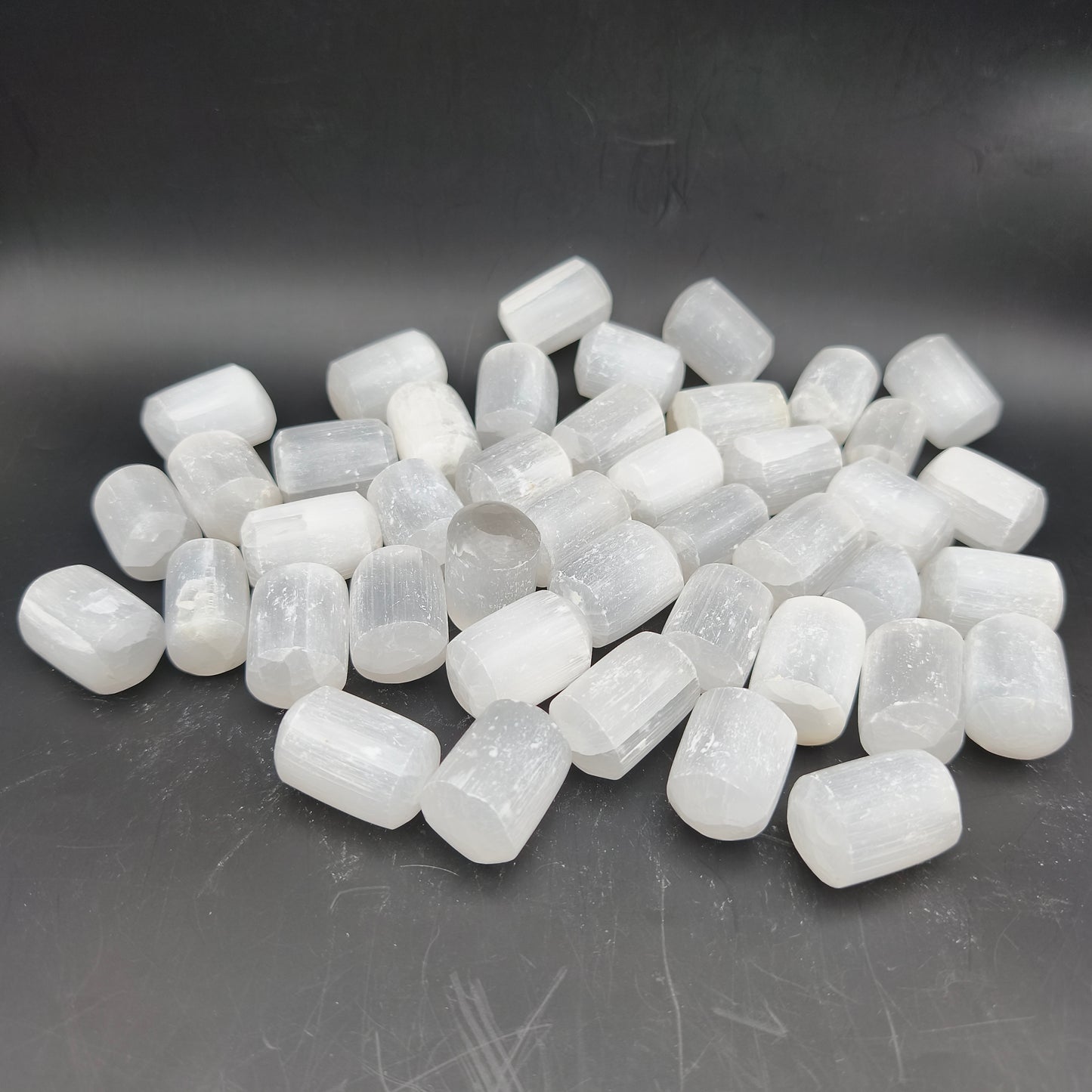 Pierres Roulées - Selenite blanche (200 g)