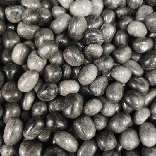 Pierres Roulées - Obsidienne Argentée - EXTRA - (200 g)